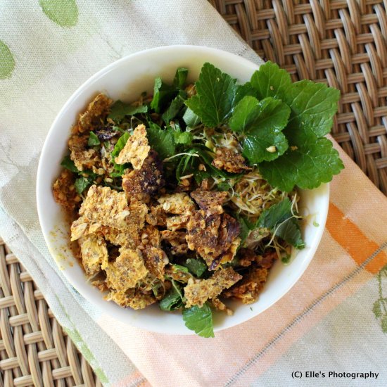 Vibrant Summer Sprout&Tahini Salad