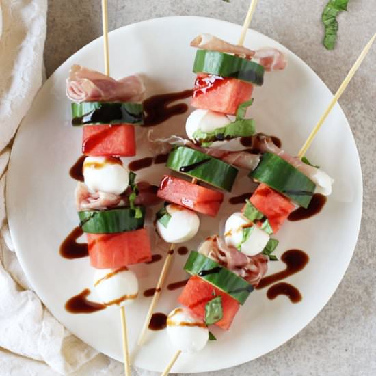 Watermelon skewers