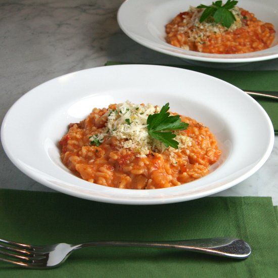 Creamy Tomato Risotto