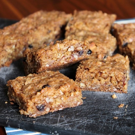 Blueberry Coconut Muesli Bars