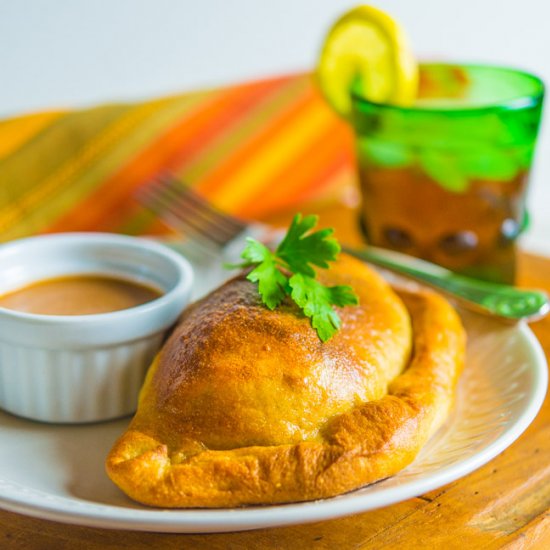 Calzones with Smoked Chicken