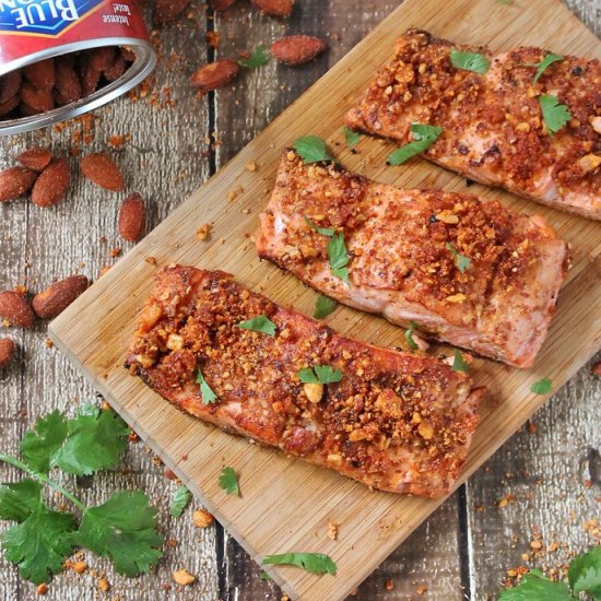 Almond Sriracha Salmon