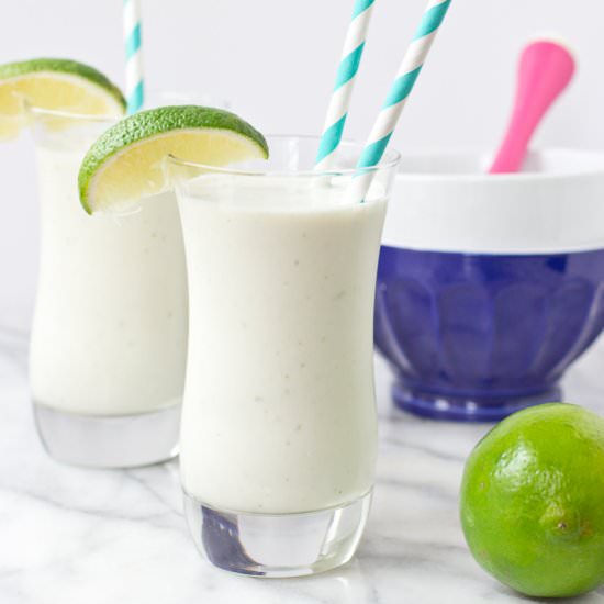 Coconut Lime White Chocolate Shake