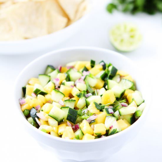 Cucumber Mango Salsa