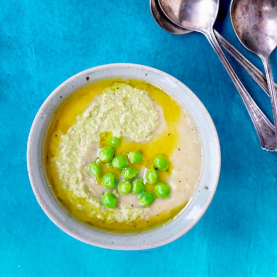 White Bean Potato Leek Soup