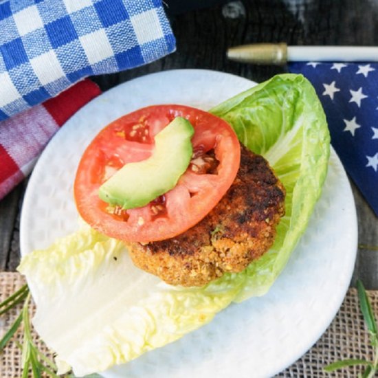 Sun-dried Tomato Almond Burger