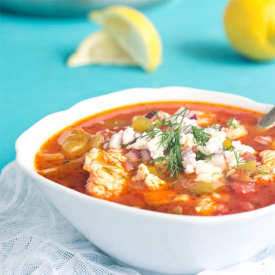 Quick Greek Fish Soup