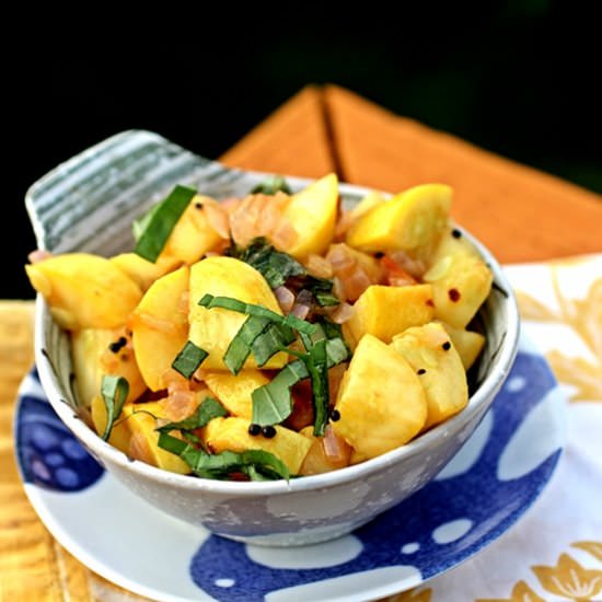 Summer Squash with Carom Seeds