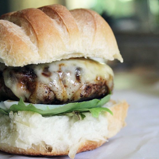 Spicy Turkey Burgers + Lemony Mayo