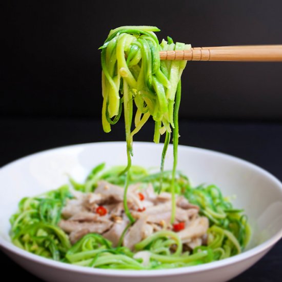 Easy Chicken Zoodles