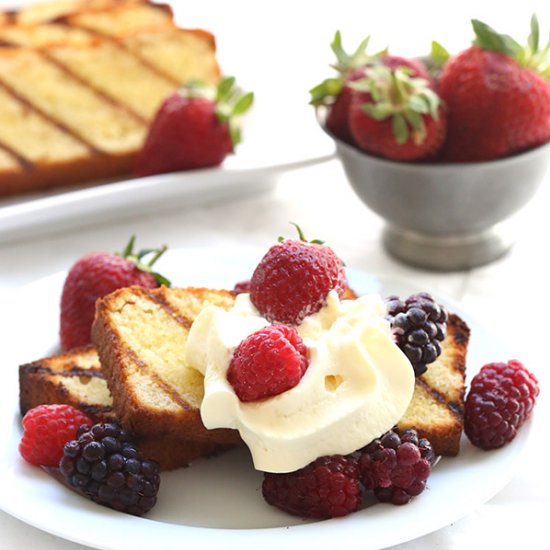 Grilled Pound Cake