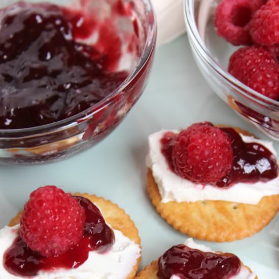 Jam and Cream Cheese Bites