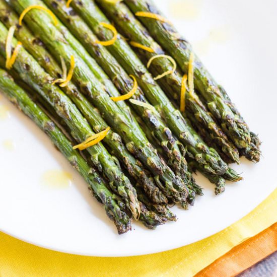 Grilled Asparagus & Citrus Dressing