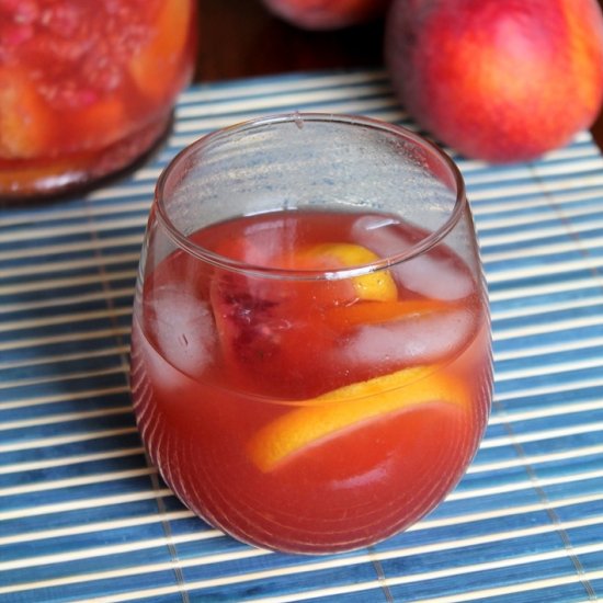 Peach-Raspberry Sangria