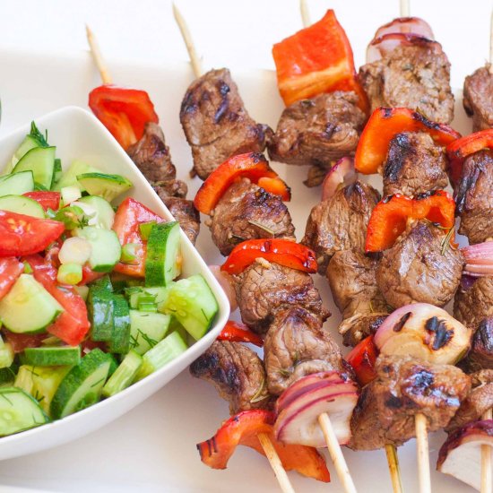 Easy Lamb Kabobs