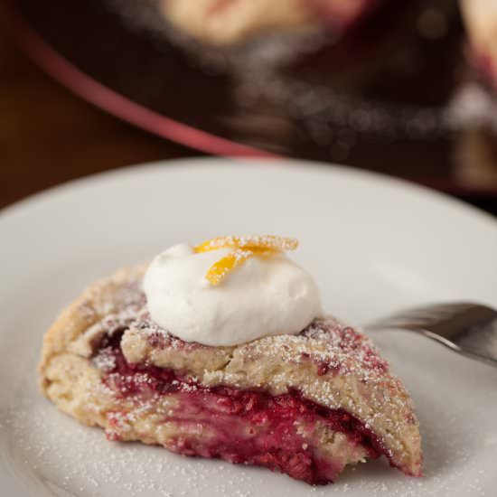 Raspberry Lemon Scones