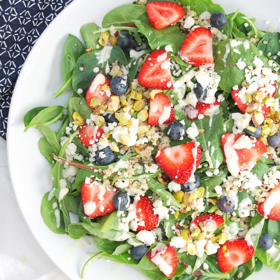 Red, White, and Blueberry Salad