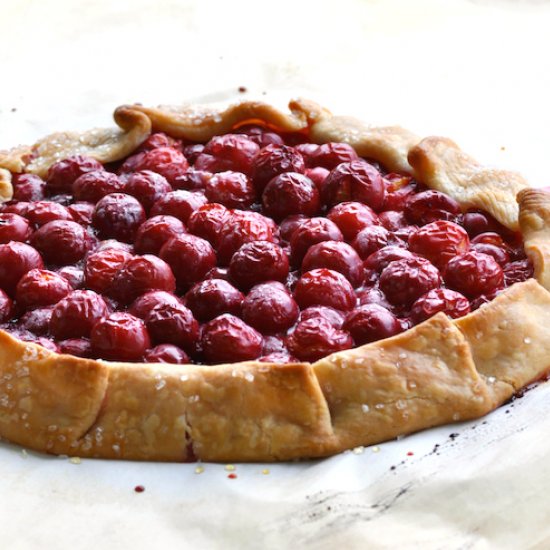 30 Minute Tart Cherry Crostata