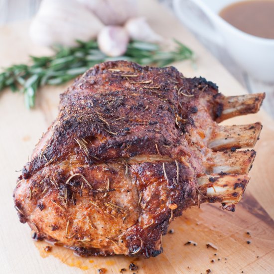 Weeknight Pork Loin Rib Roast