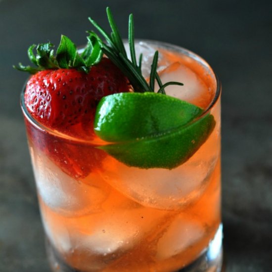 Strawberry Gin and Tonic