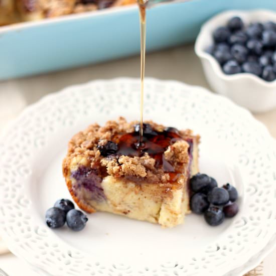 Blueberry Baked French Toast