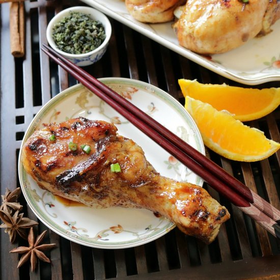 BBQ Oolong Tea Smoked Chicken