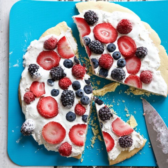 July 4th Dessert Pizza