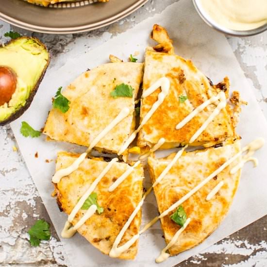 Southwest Chicken Quesadillas