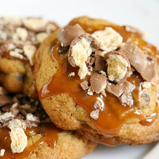 Caramel Maltesers Cookies