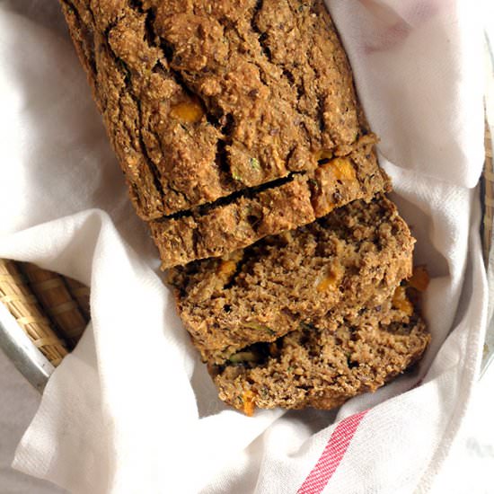 Vegan Mango Zucchini Bread