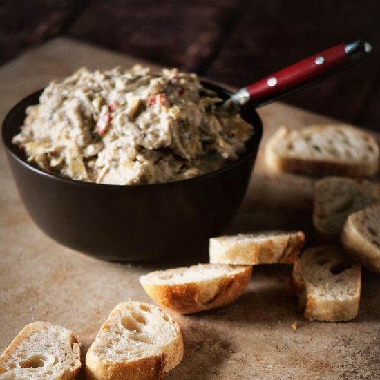 Slow Cooker Lemon Artichoke Dip