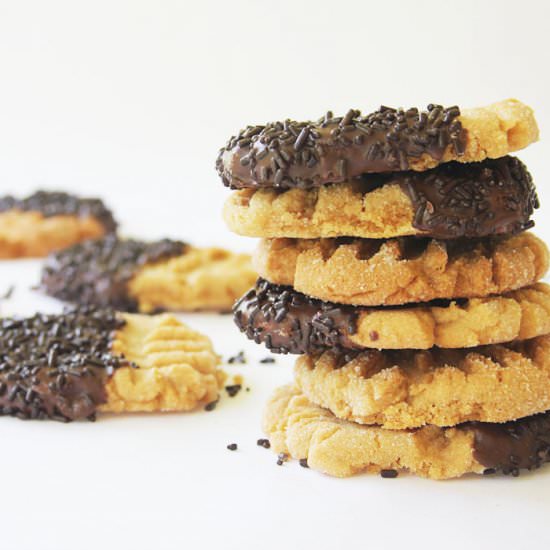 Chocolate & Peanut Butter Cookies