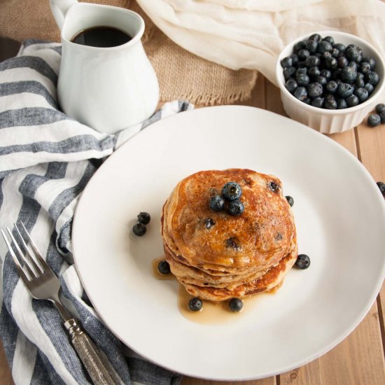 Whole Wheat Yogurt Pancakes