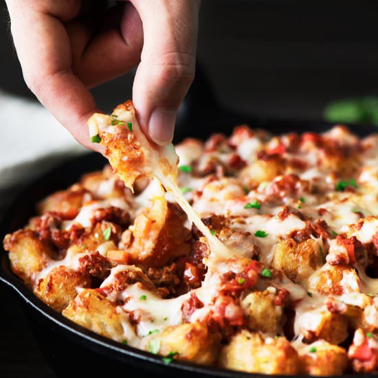 Buffalo Sloppy Joes Tater Tots