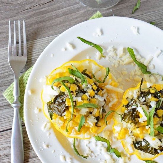 Stuffed Pattypan Squash