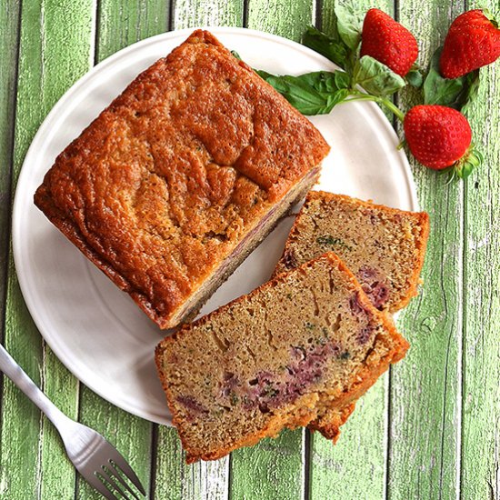 Strawberry & Basil Loaf