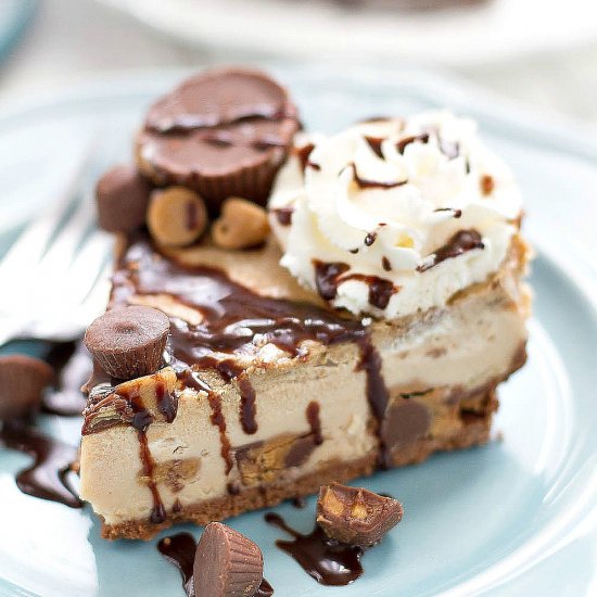 No Bake Peanut Butter Cheesecake