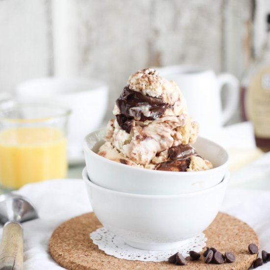 Chocolate Chip Pancake Ice Cream