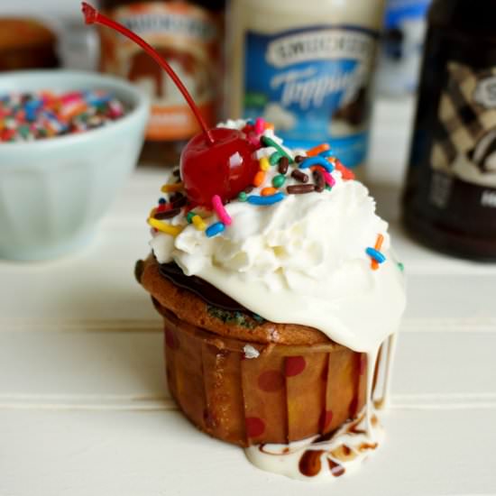 Ice Cream Sundae Cupcakes