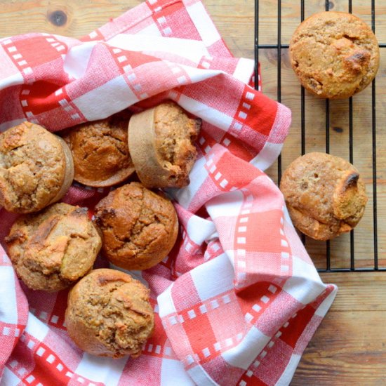 Paleo Apple & Cinnamon Muffins