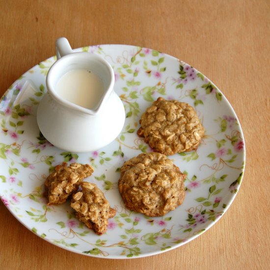 Oat, Orange and Ginger Cookies