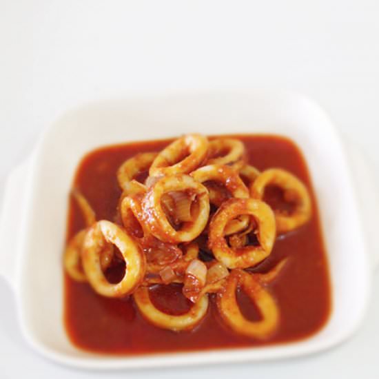 Squid Sambal (Sambal Tumis Sotong)