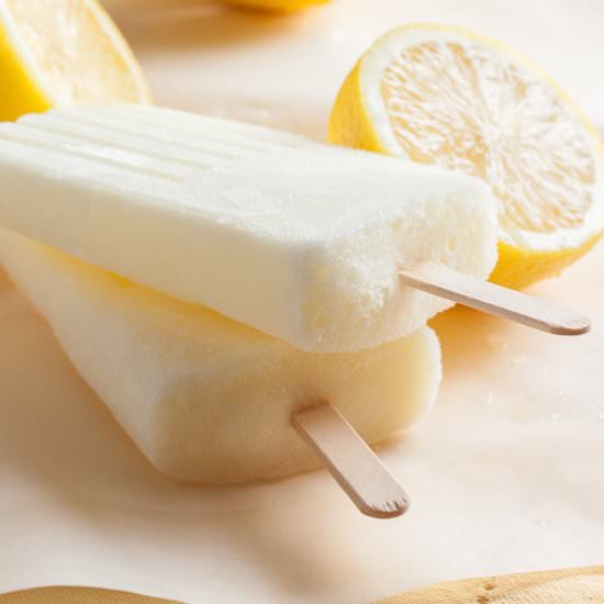 Lemon Buttermilk Popsicles