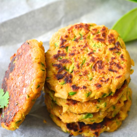 Zucchini Chickpea Fritters