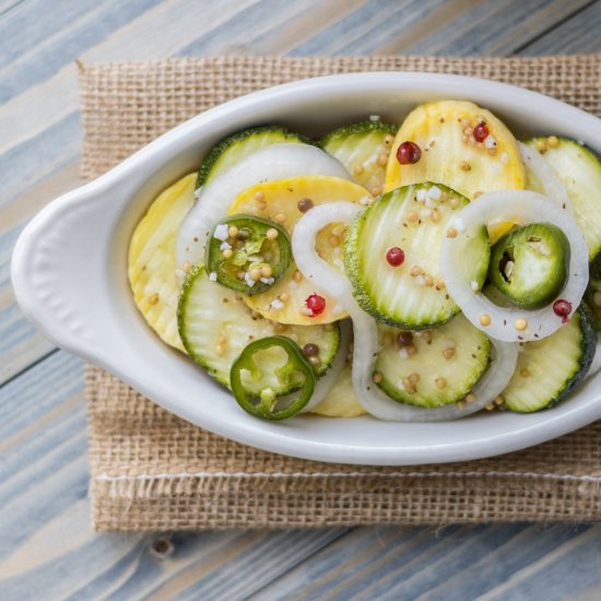 Bread & Butter Summer Squash Pickle