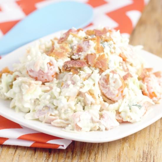 Creamy Coleslaw with Bacon