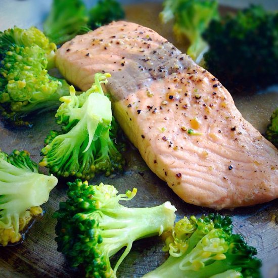 Lemon Steamed Salmon