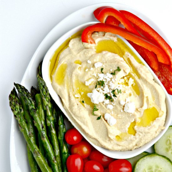 Lemon & Roasted Garlic Hummus