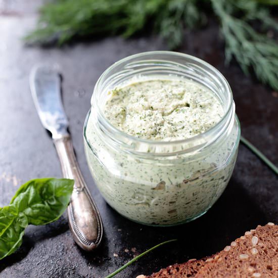 Basic Cashew Cheese with Herbs