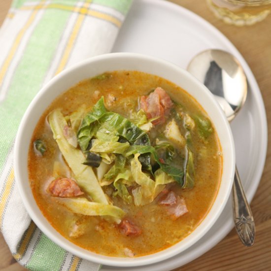 Portuguese Caldo Verde Soup